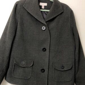 JM Collection Petite Gray Blazer